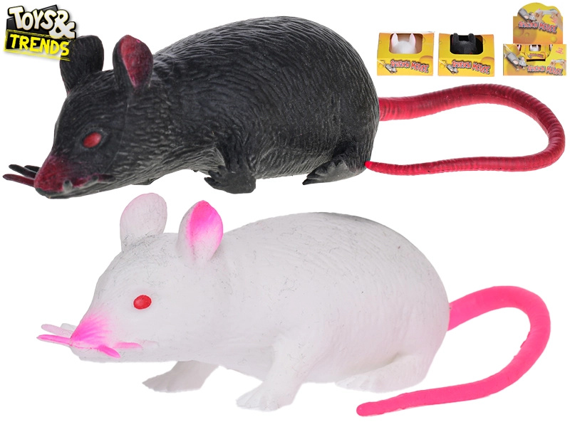 Strečová antistresová myš 12 cm