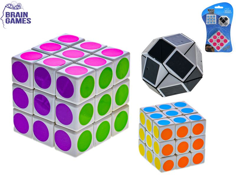 Mikro Trading Brain Games hlavolam 3 kusy v blistru