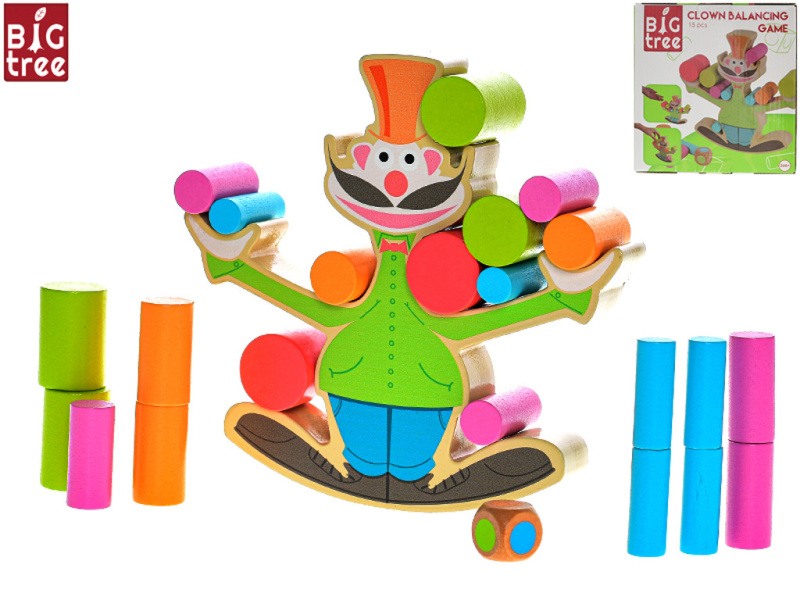 Big Tree (balanční hra dřevěná klaun)