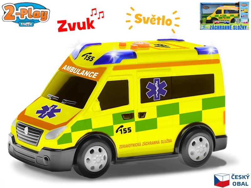 2-Play Traffic Auto ambulance CZ design 13,5cm
