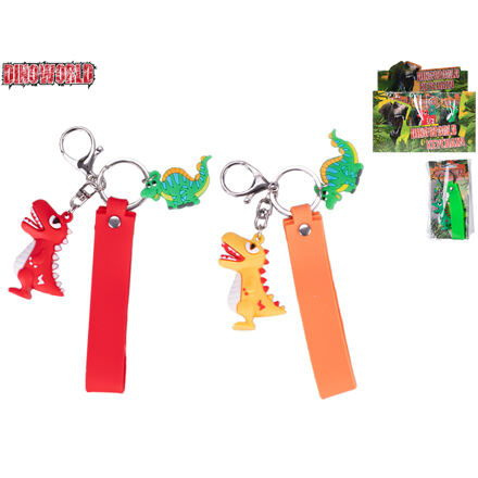 Mikro Dinoworld klíčenka dinosaurus, 3 barvy