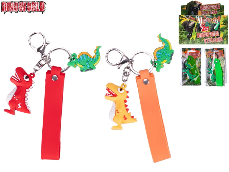 Mikro Dinoworld klíčenka dinosaurus, 3 barvy