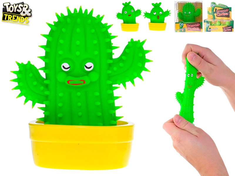 Strečový kaktus TOYS&TRENDS – antistresová hračka pro děti