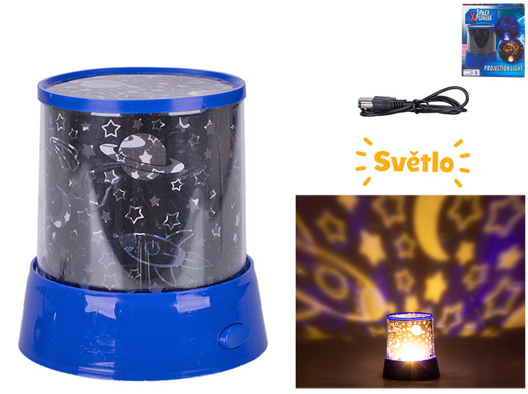 Projekční lampa Vesmír