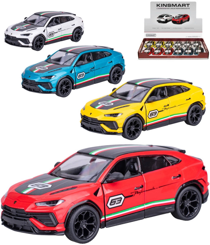 Kinsmart Lamborghini Urus Performante kovový model auta 13 cm (1:34) - 1 kus