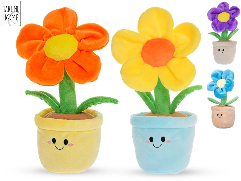 Plyšová květina v květináči Take Me Home 30 cm