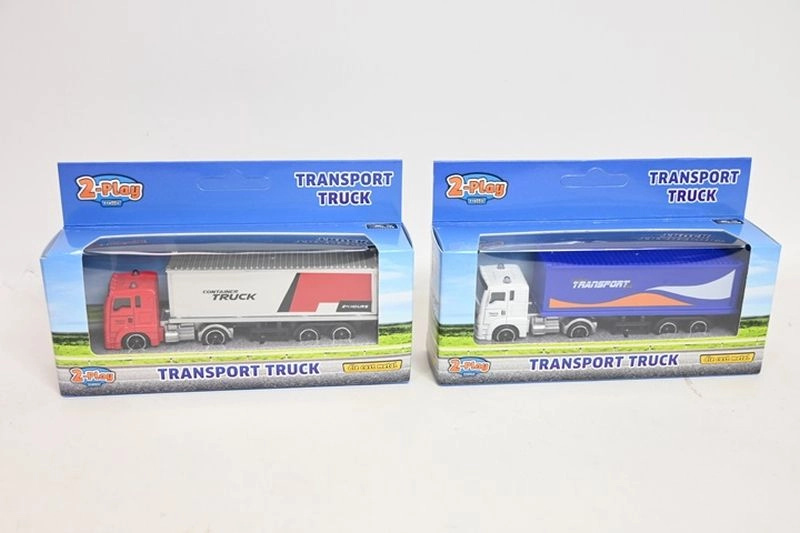 2-Play Traffic Kamion 12cm kov volný chod, 2 barvy