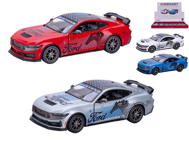 Kinsmart Ford Mustang Dark Horse livery kovový model 1:38