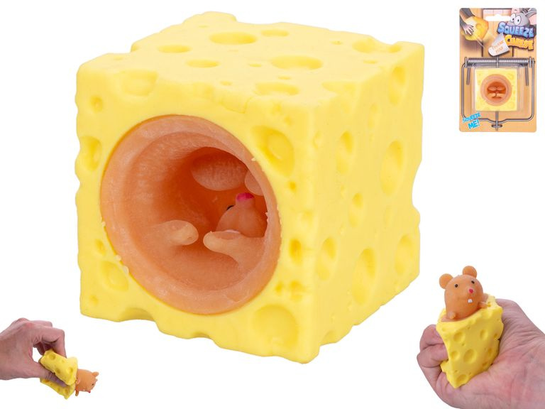 Sýr strečový s vyskakující myší