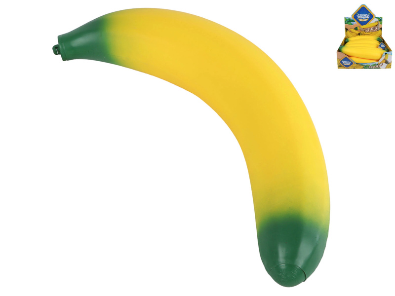 Giga squeeze banán – strečová antistresová mačkací hračka 37 cm