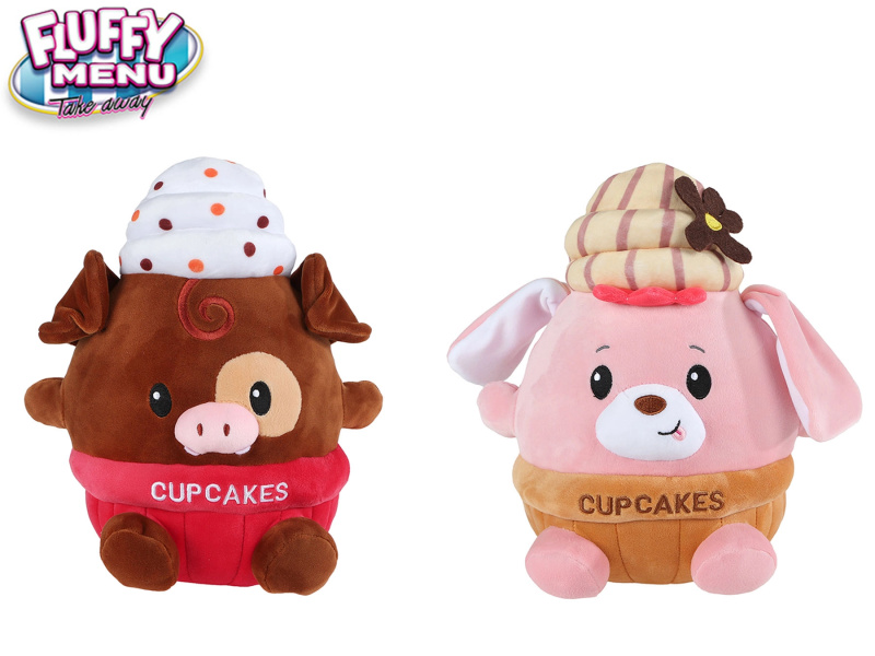 Plyšové zvířátko cupcake Fluffy Menu 27 cm