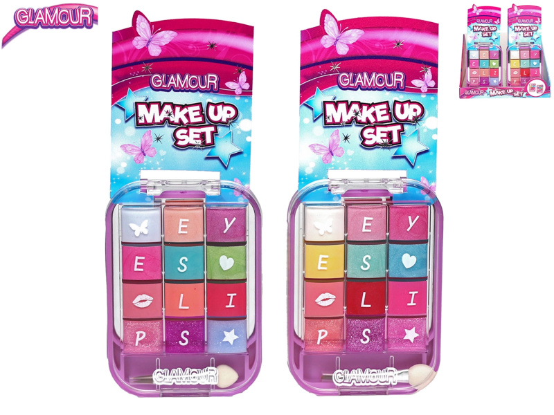 Dětská make-up paletka se zrcátkem Glamour