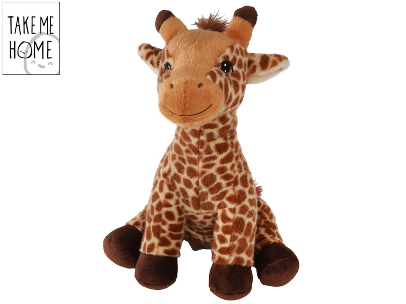 Plyšová žirafa Take Me Home sedící 25 cm - 1 kus
