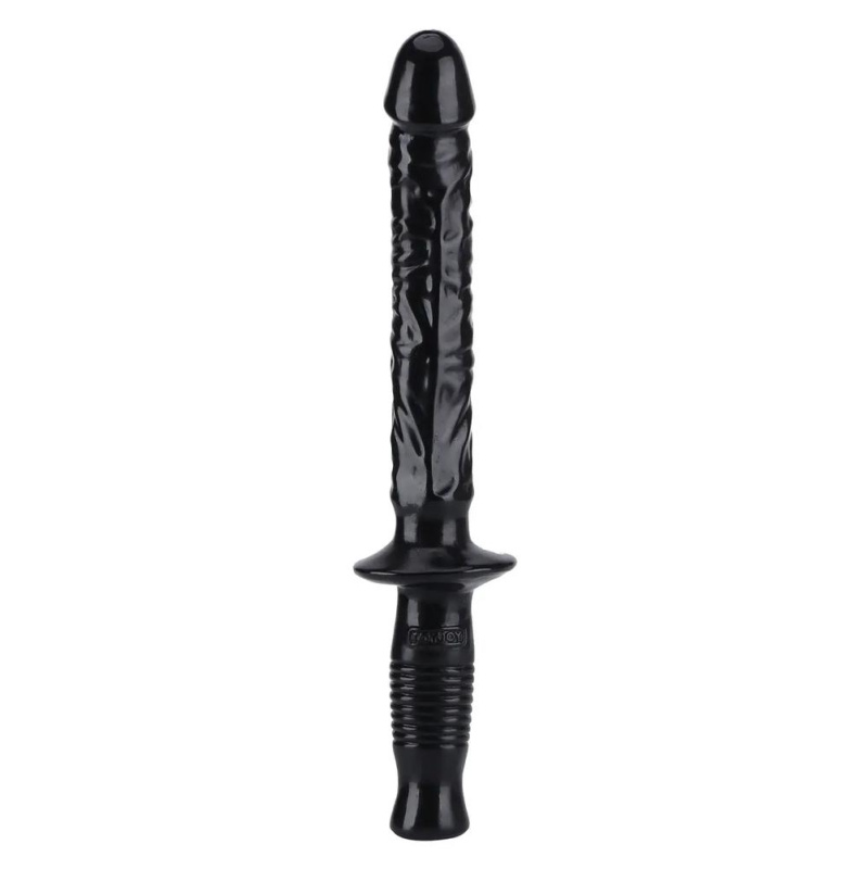 Get Real The Manhandler dildo s rukojetí - černé