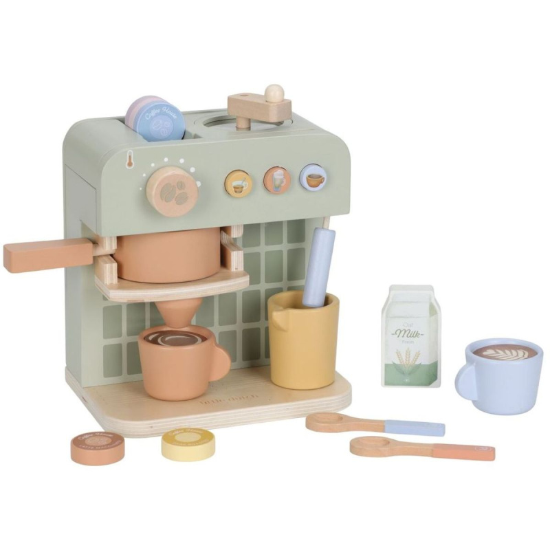 Little Dutch Kávovar na kapsle dřevěný