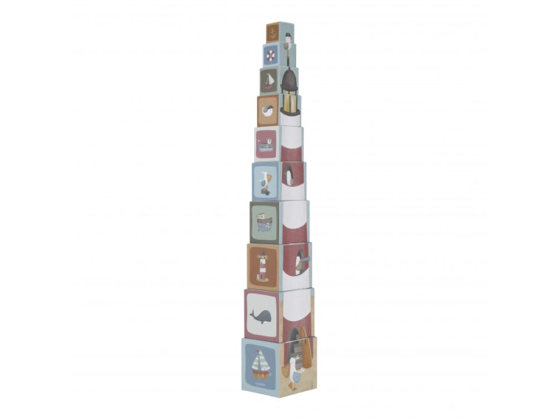 Little Dutch Kostky komín 10 ks Námořnický záliv