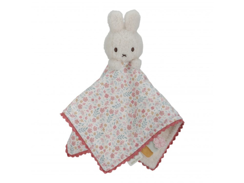 Little Dutch Miffy Fluffy Lucky Blossom Cuddle Cloth usínáček 0 m+ Pink 1 ks