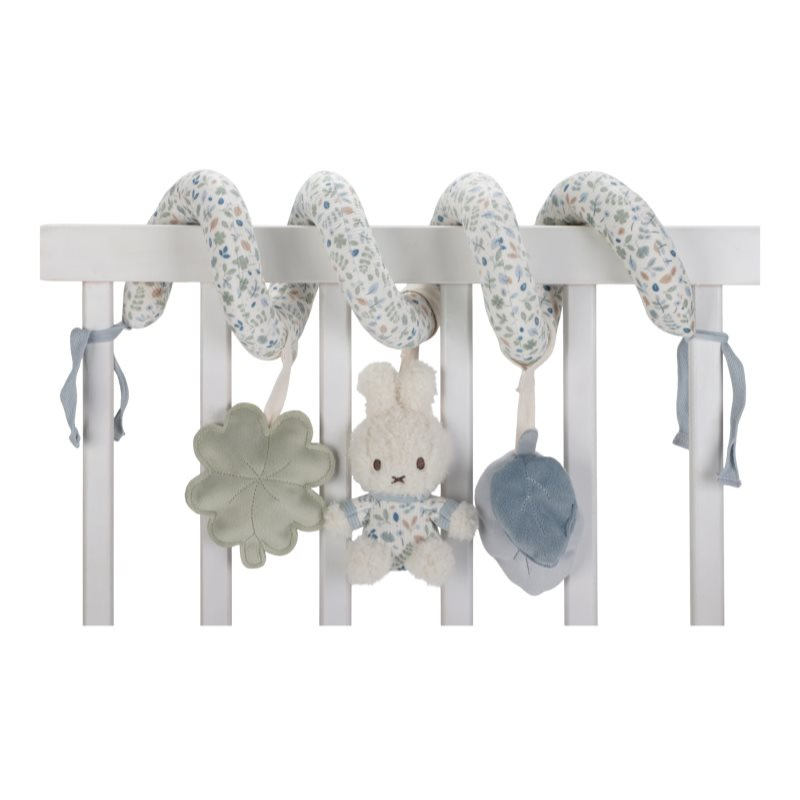 Little Dutch Miffy Fluffy Lucky Leaves Activity Spiral kontrastní závěsná hračka 0 m+ Blue 1 ks