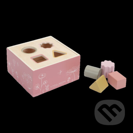 Little Dutch Vkládačka dřevěná Pink Flowers