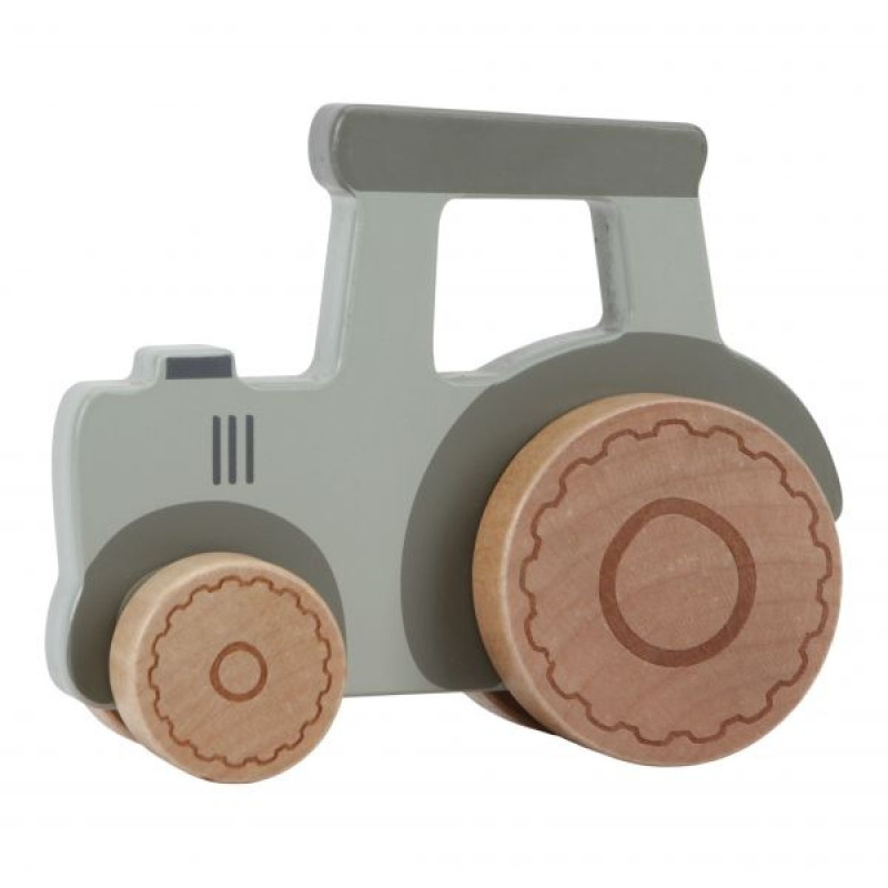 Little Dutch Little Farm Wooden Tractor hračka ze dřeva 12 m+ 1 ks