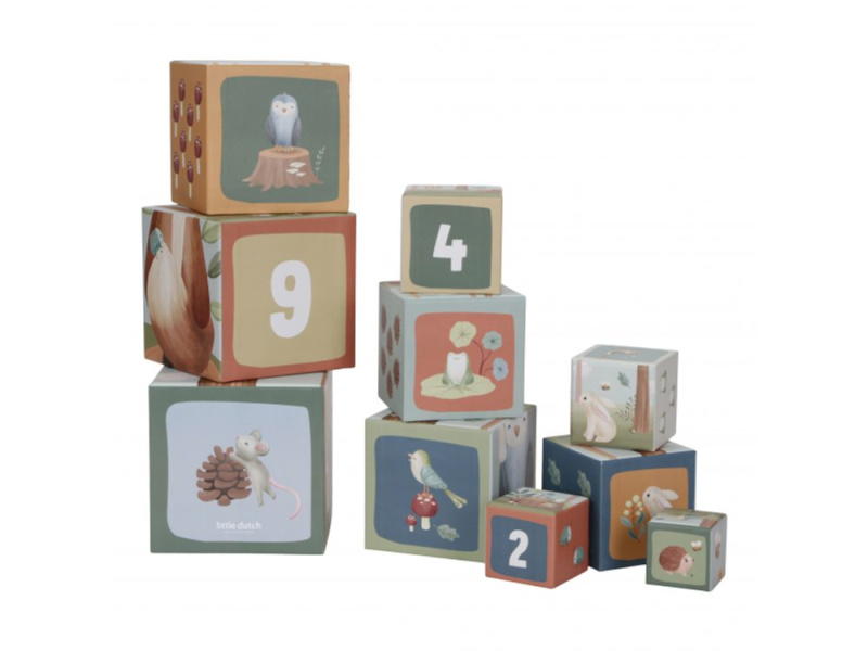Little Dutch Kostky komín Forest Friends
