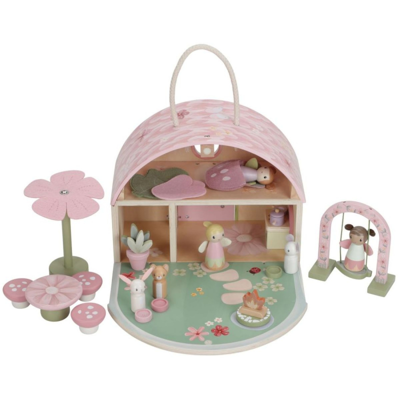 Little Dutch Domeček pro víly dřevěný přenosný Fairy Garden