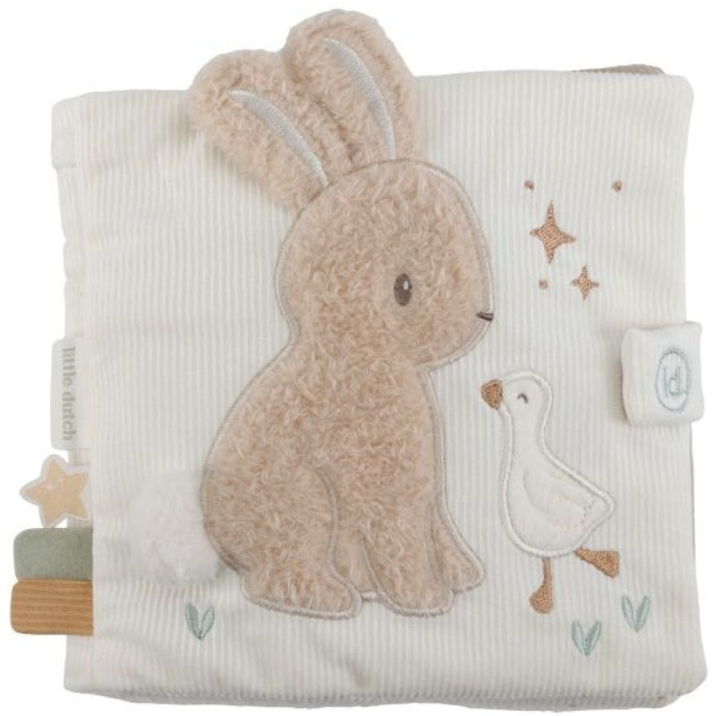 Textilná knižka s aktivitami Newborn Naturals