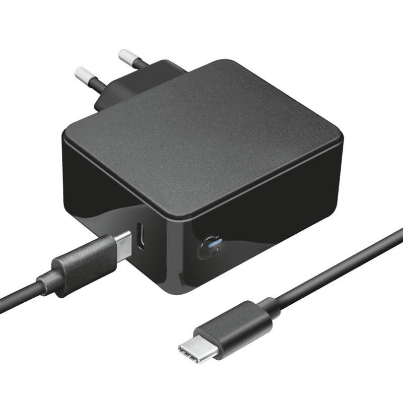 Napájecí adaptér Trust Maxo pro notebooky Apple Macbook / 61 W / USB / černá Varianta: ivi1