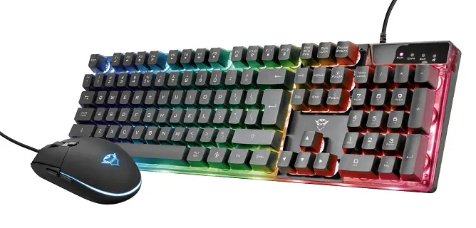Trust GXT 838 Azor Gaming Combo (keyboard with mouse) 23472 Černá