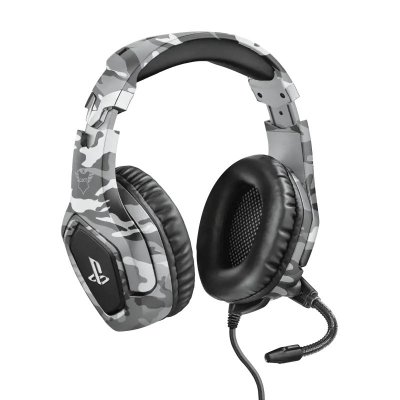 Trust GXT 488 Forze-G PS4 Gaming Headset PlayStation Šedá