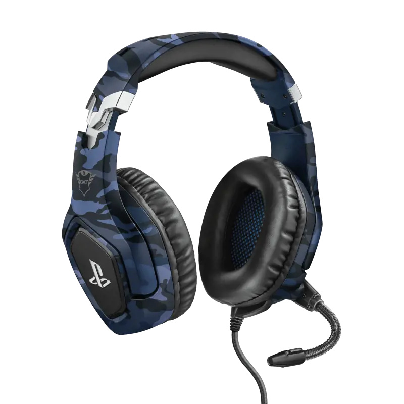 Trust GXT 488 Forze PS4 Gaming Headset PlayStation, modrá Modrá