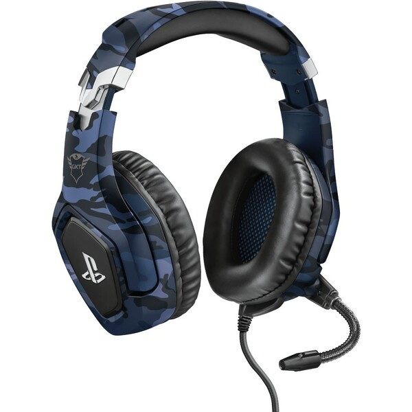 Trust GXT 488 Forze PS4 Gaming Headset PlayStation, modrá Modrá