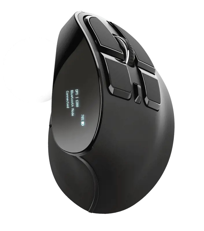 Trust Voxx Rechargeable Ergonomic Wireless Mouse 23731 Černá
