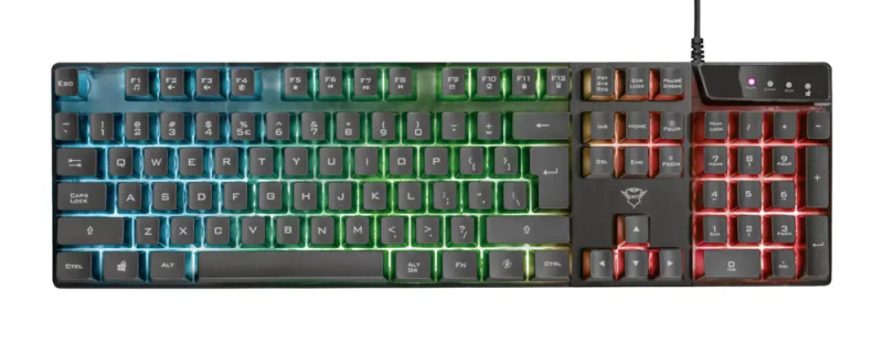 Trust GXT 835 Azor Illuminated Gaming Keyboard 24166 Černá