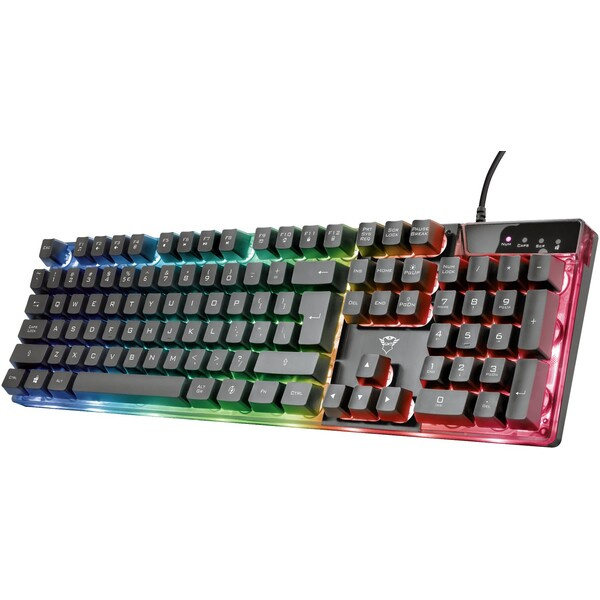 Trust GXT 835 Azor Illuminated Gaming Keyboard 24166 Černá