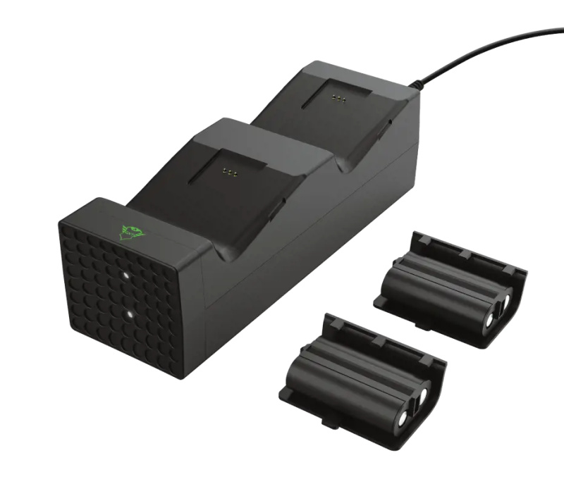 Trust GXT 250 Duo Charge Dock Xbox Series Černá