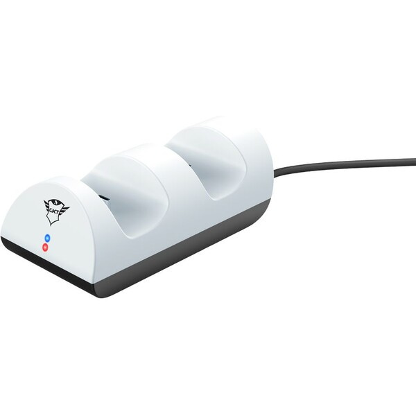 Trust GXT 254 Duo Charging Dock PS5 Bílá