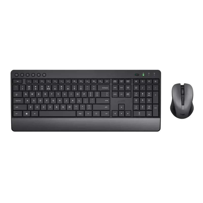TREZO WIRELESS DESKSET ECO DE Černá