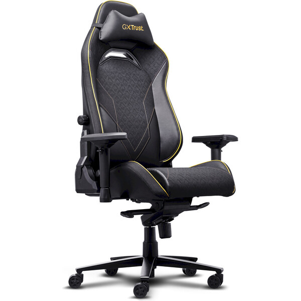 Trust GXT721 RUYA PRO herní židle černá Černá/Žlutá
