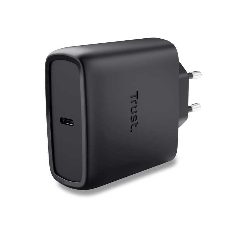 Trust Maxo - USB-C GaN nabíječka - 65W, 2m, černá