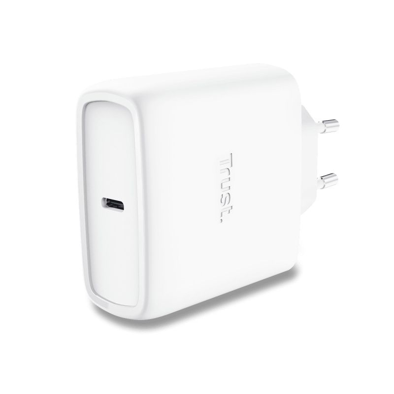 Trust Maxo - USB-C GaN nabíječka - 65W, 2m, bílá