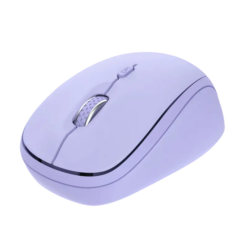YVI+ MULTI-DEVICE WIRELESS MOUSE PURPLE Fialová