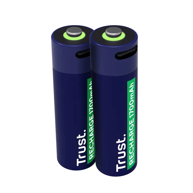Trust - USB-C nabíjecí baterie - AA, 2 ks