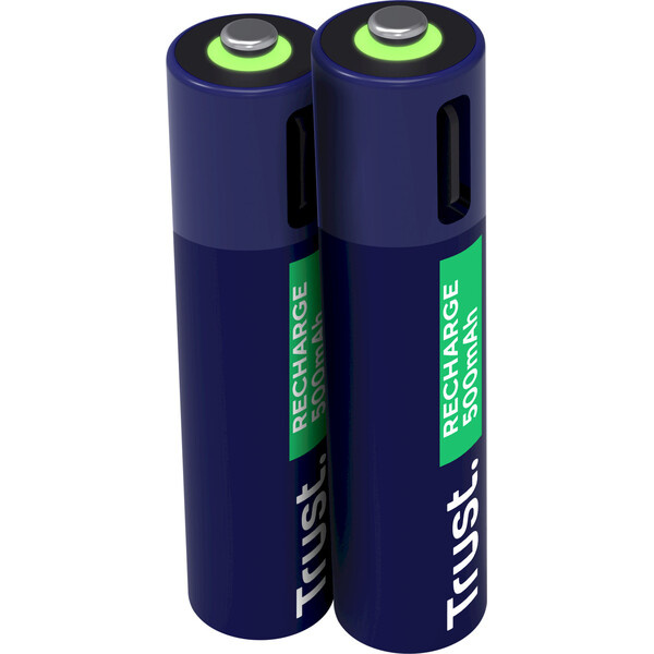Trust - USB-C nabíjecí baterie - AAA, 2 ks