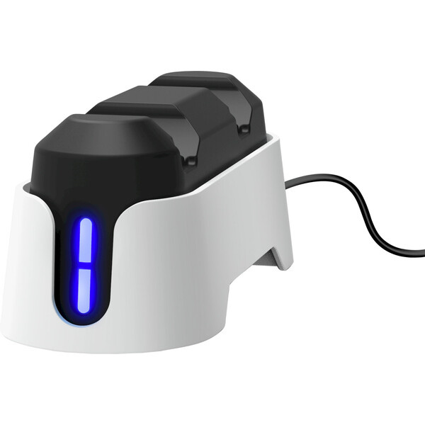 Trust GXT228 nabíjecí stanice pro DualSense PS5 ovladače Bílá