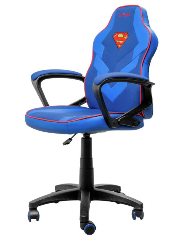 Trust GXT703SM REVVO dětská herní židle Superman edice Modrá/červená
