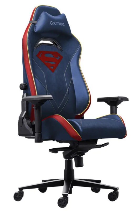 Trust GXT721SM RUYA PRO herní židle Superman edice Modrá/červená