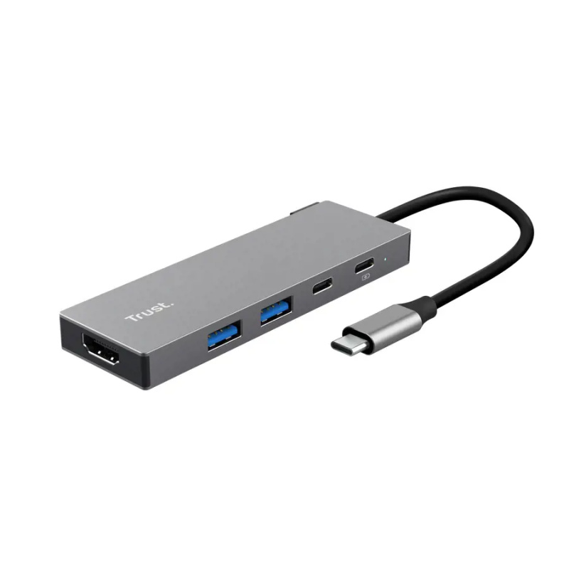Trust DALYX USB-C Hub 5v1 antracitový Antracitová