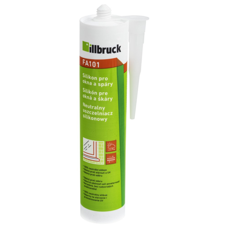 Neutrální silikon 310 ml, transparentní