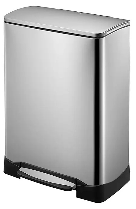Koš na tříděný odpad EKO Neo-Cube / 46 l / nerezová ocel / softclose / stříbrná Varianta: ivi1